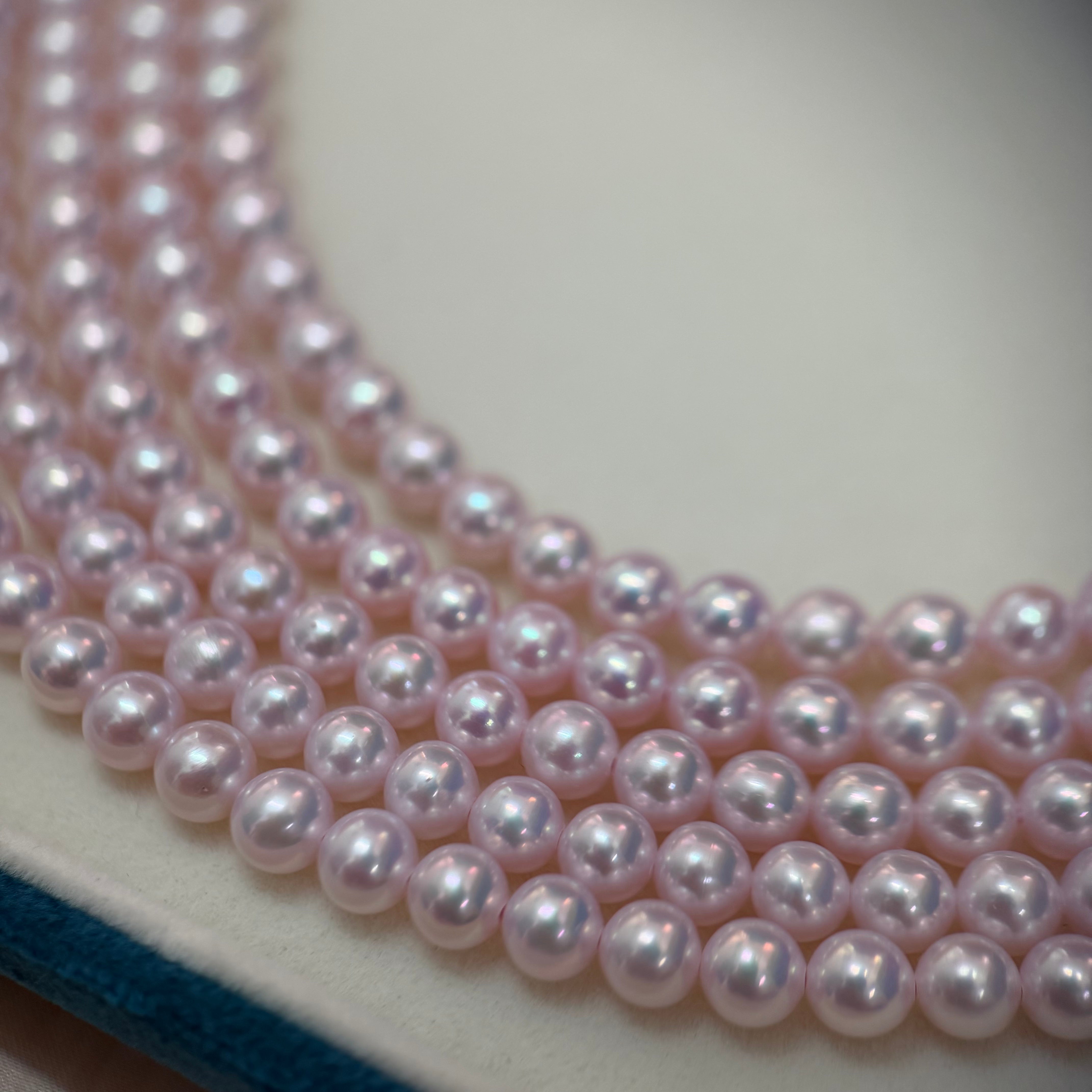 5-6mm粉光淡水珠鏈 Freshwater Pearl Necklace