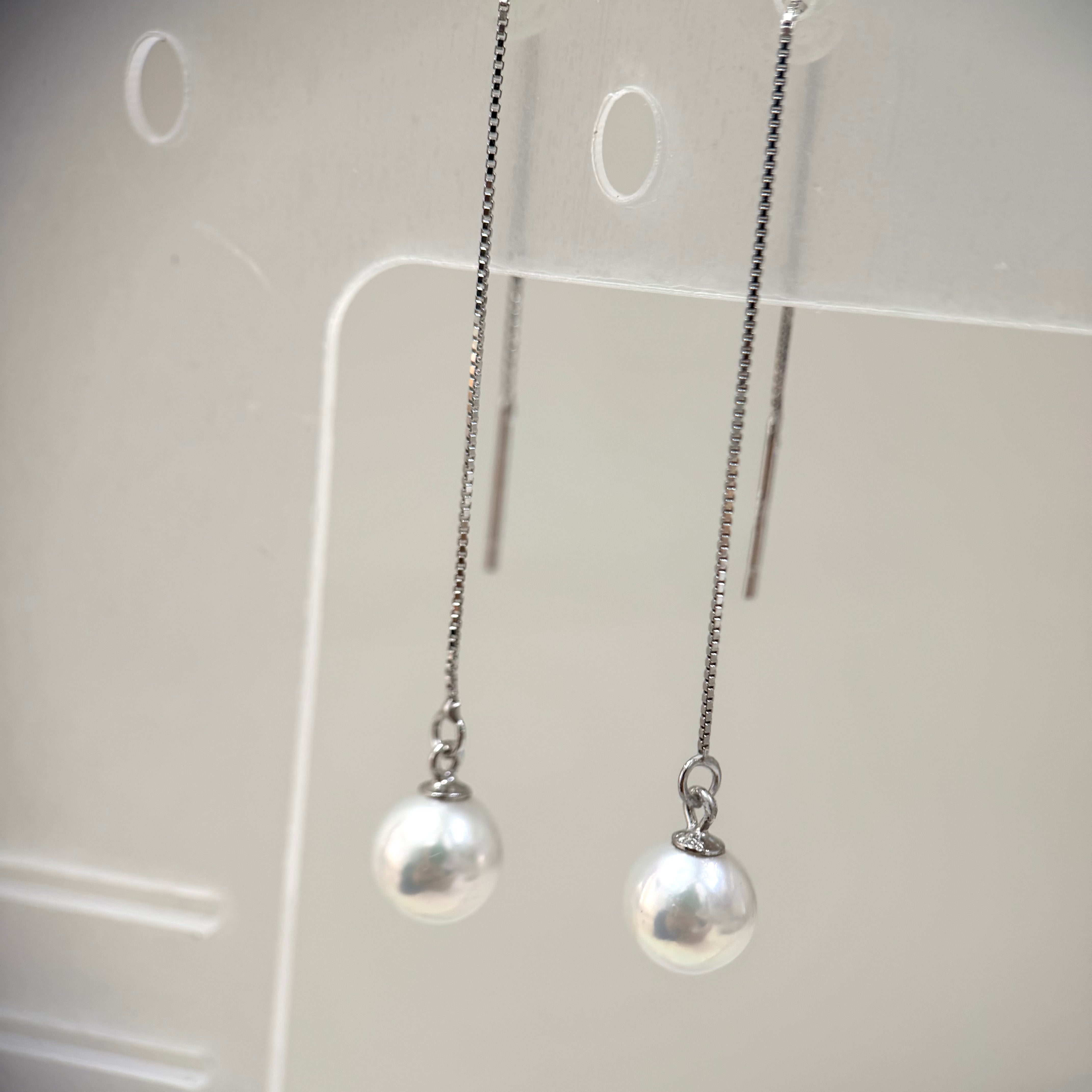 7-8mm淡水珍珠耳環 Freshwater Pearl Earrings