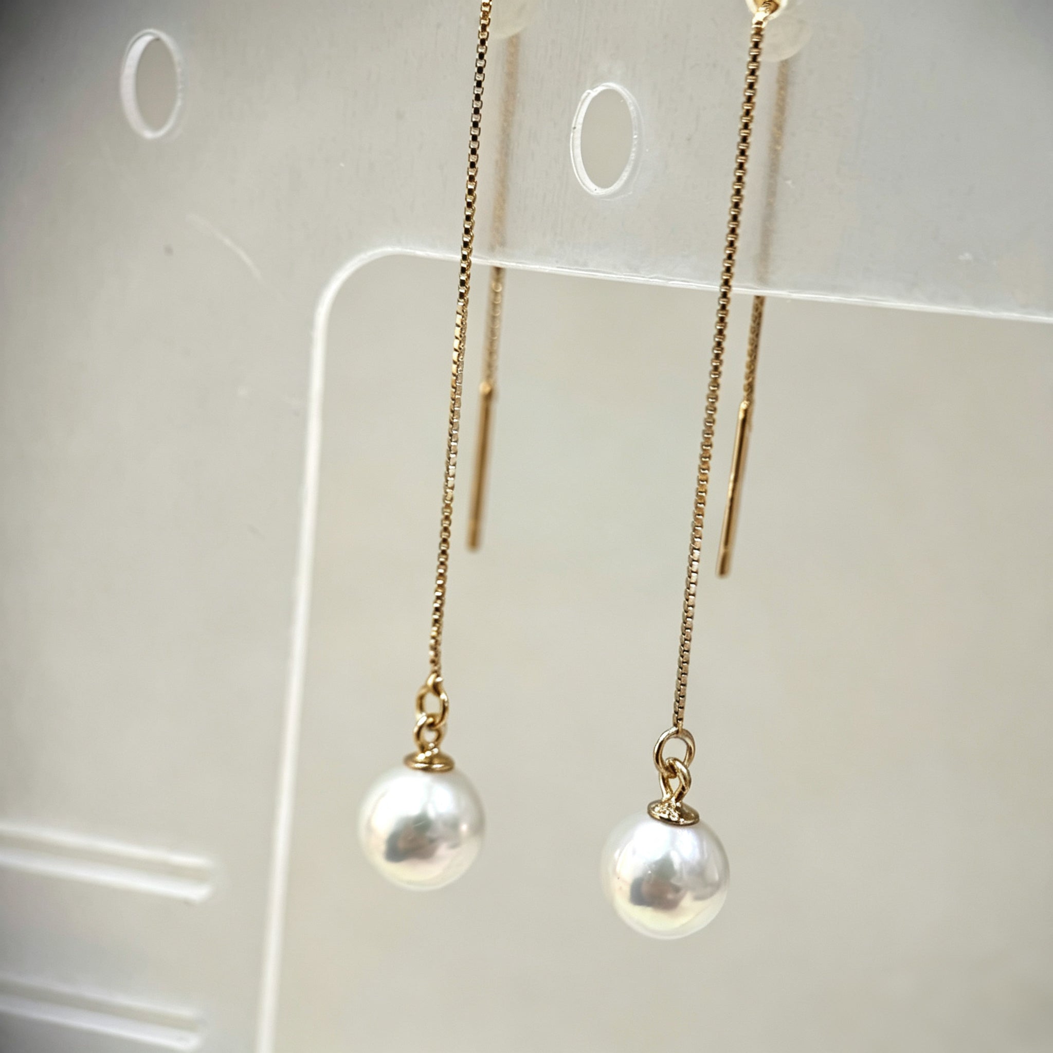 7-8mm淡水珍珠耳環 Freshwater Pearl Earrings