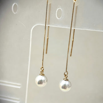 7-8mm淡水珍珠耳環 Freshwater Pearl Earrings