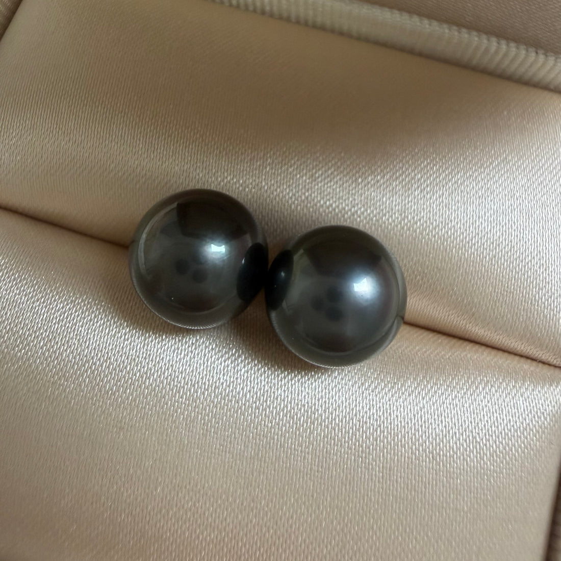 10-11mm 大溪地黑珍珠耳環  Tahitian Pearl Earrings