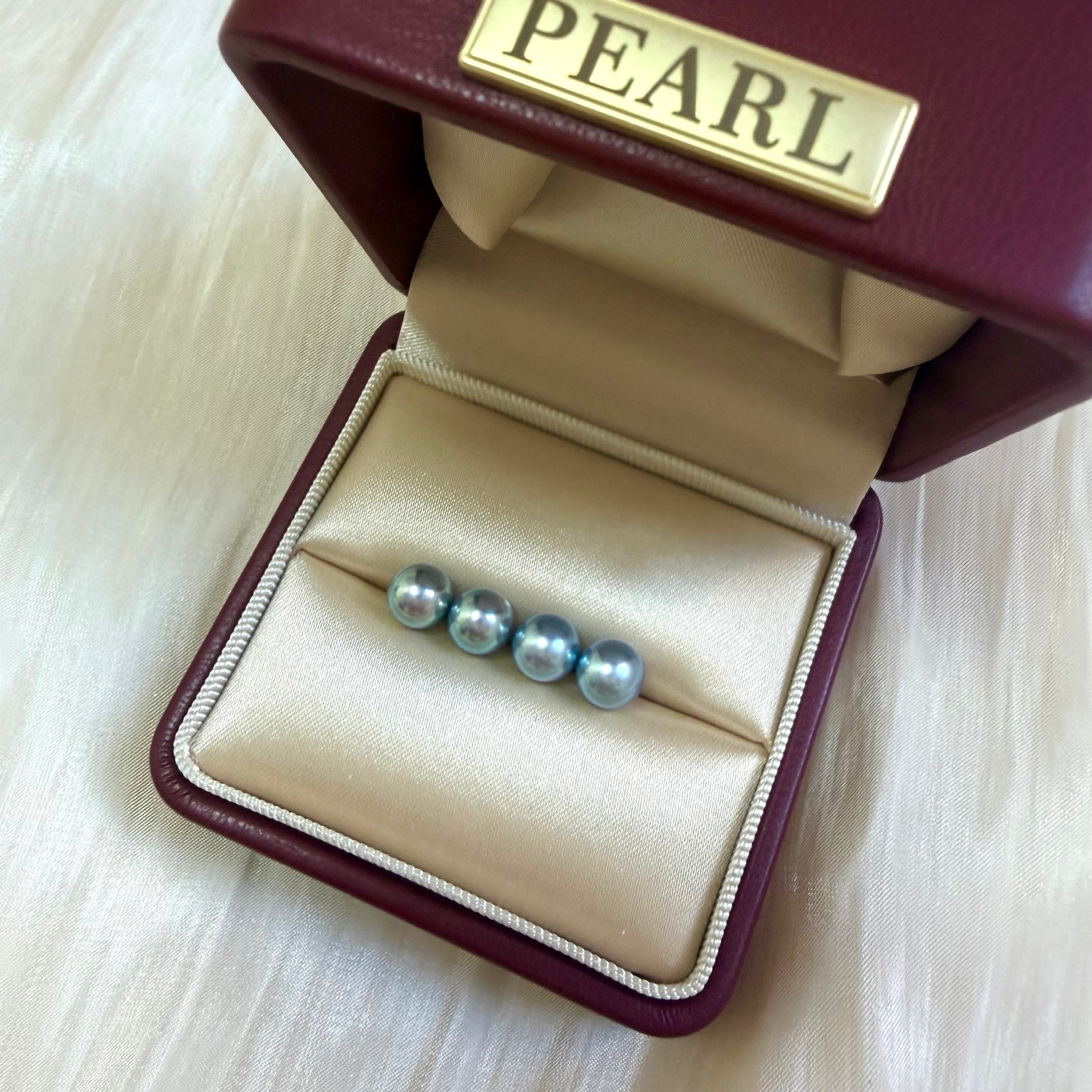 7-8mm 日本海水真多麻珍珠耳環  Japanese Akoya Madama Pearl Earrings