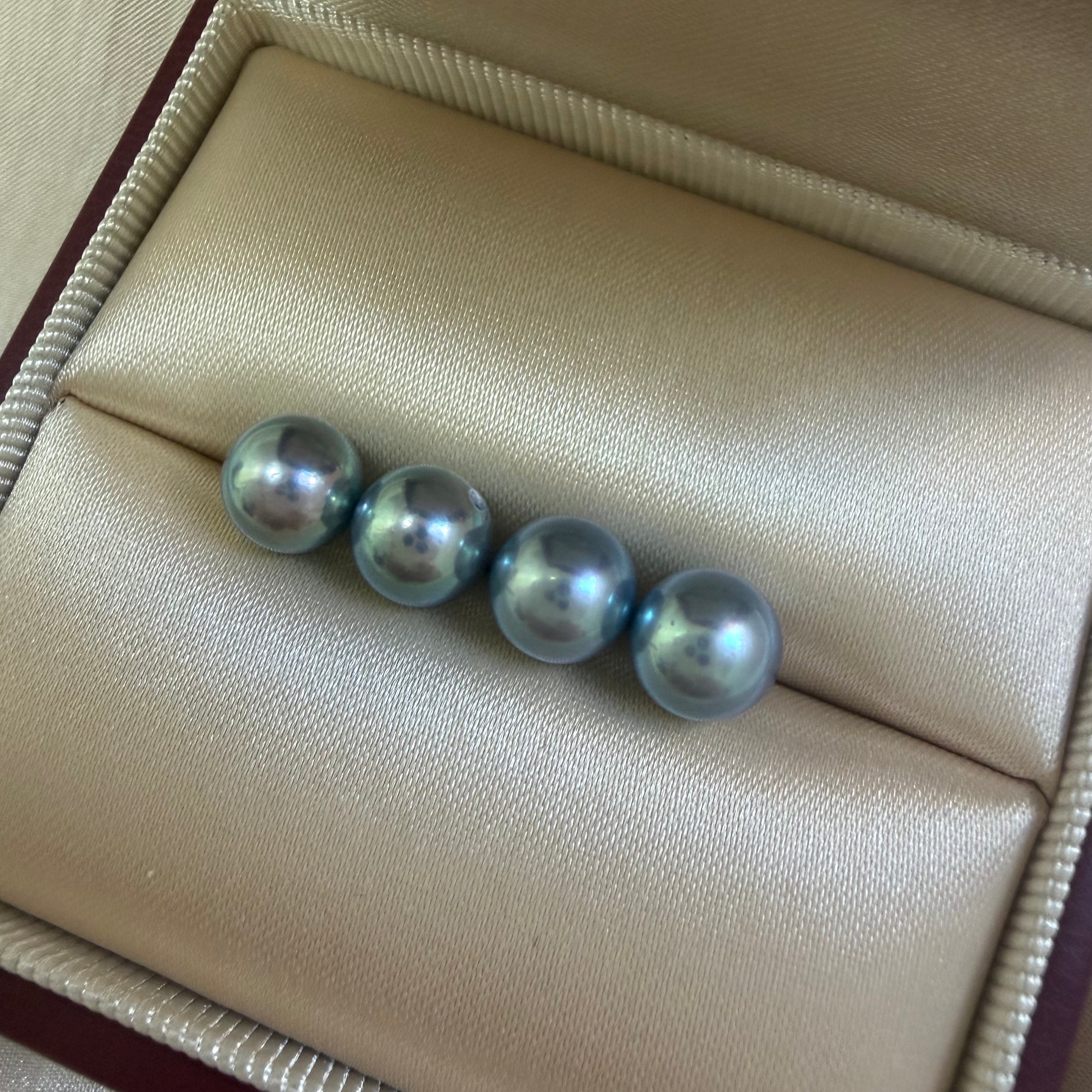 7-8mm 日本海水真多麻珍珠耳環  Japanese Akoya Madama Pearl Earrings
