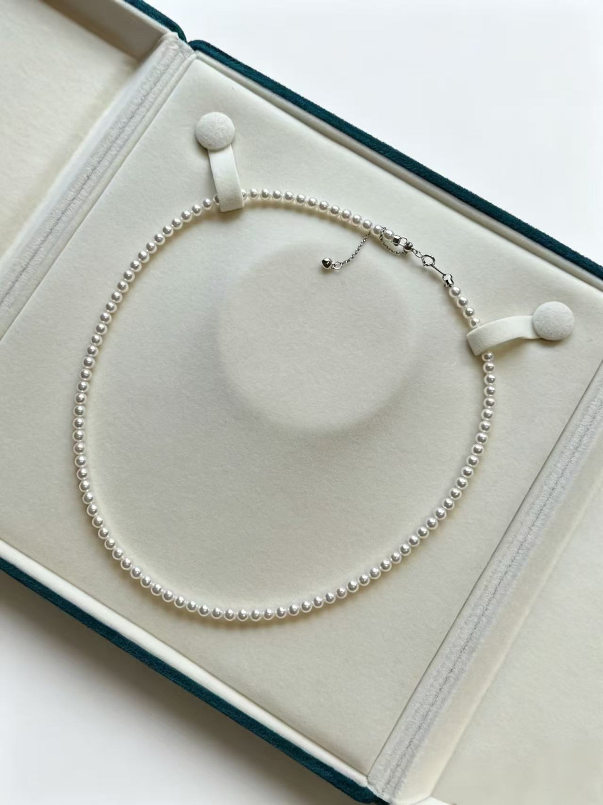 3-4mm 白色淡水珠珠鏈項鏈 Freshwater Pearl Necklace