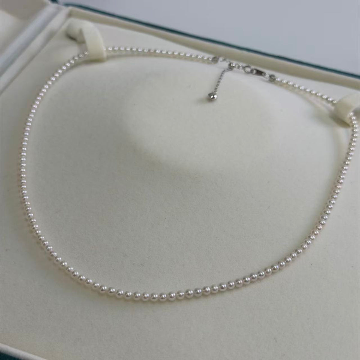 2-3mm 白色淡水珠珠鏈項鏈 Freshwater Pearl Necklace