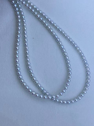 4-5mm 白色淡水珠珠鏈項鏈 Freshwater Pearl Necklace