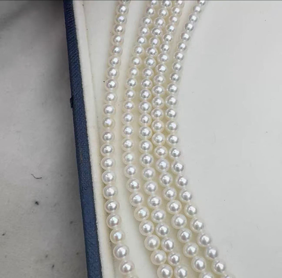 4-5mm 白色淡水珠珠鏈項鏈 Freshwater Pearl Necklace