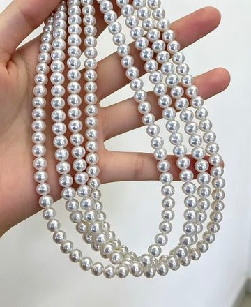 5-6mm 白色淡水珠珠鏈項鏈 Freshwater Pearl Necklace