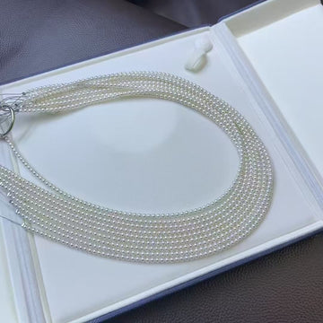 3-4mm 淡水珠珠鏈項鏈 Freshwater Pearl Necklace
