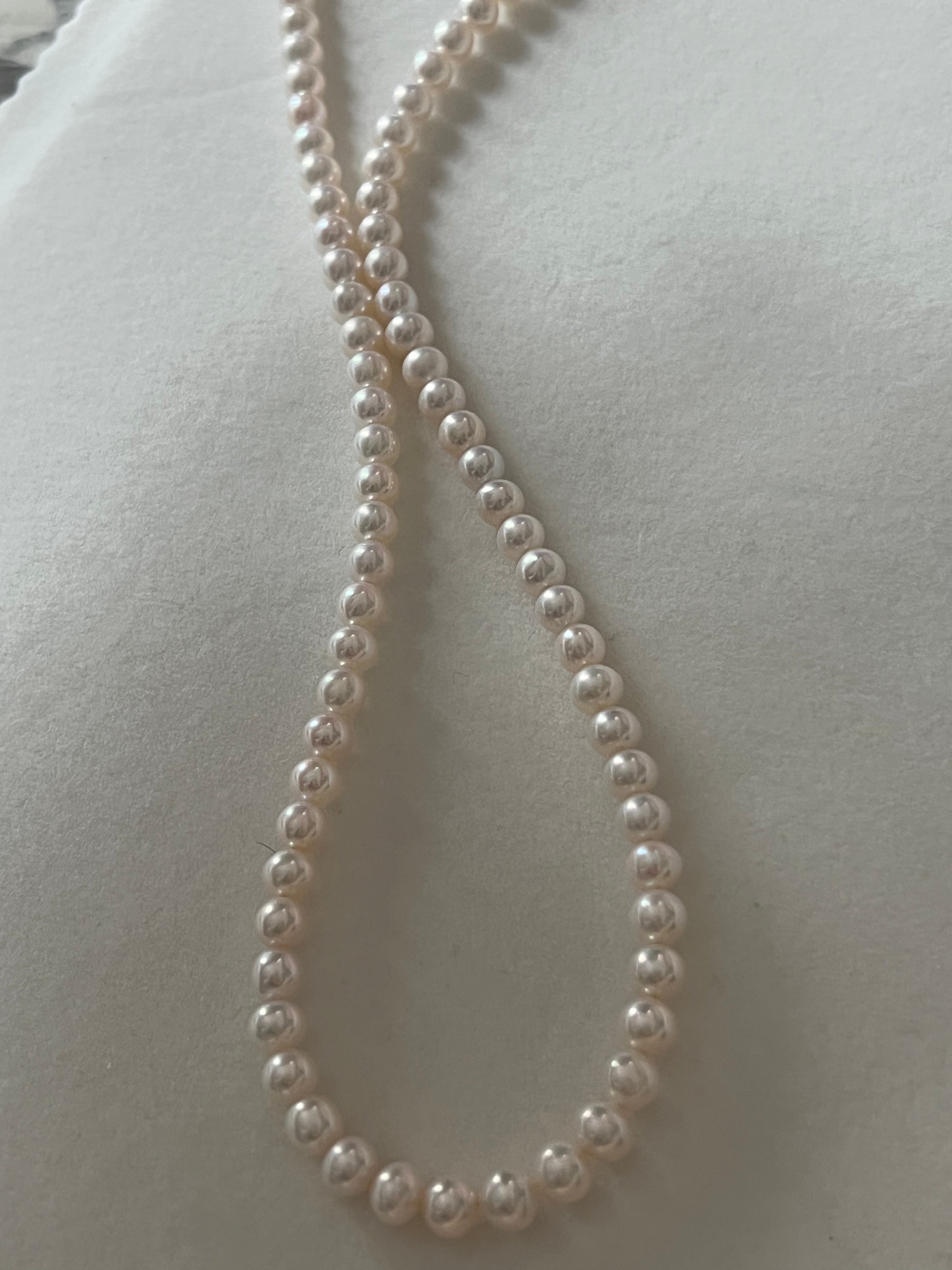 5-6m 淡水珠珠鏈項鏈 Freshwater Pearl Necklace