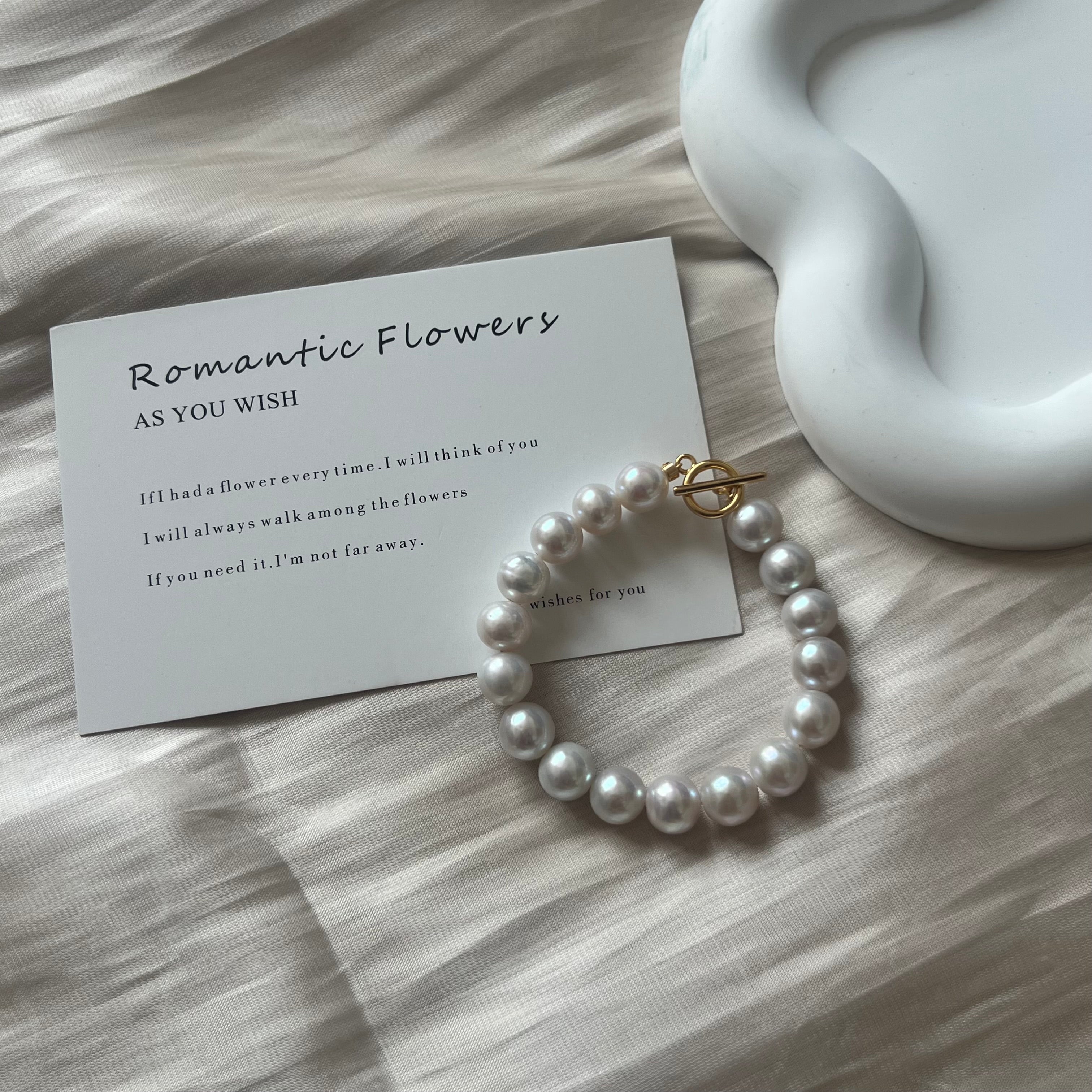 8-9mm天然淡水珍珠手鏈 Freshwater Pearl Bracelet