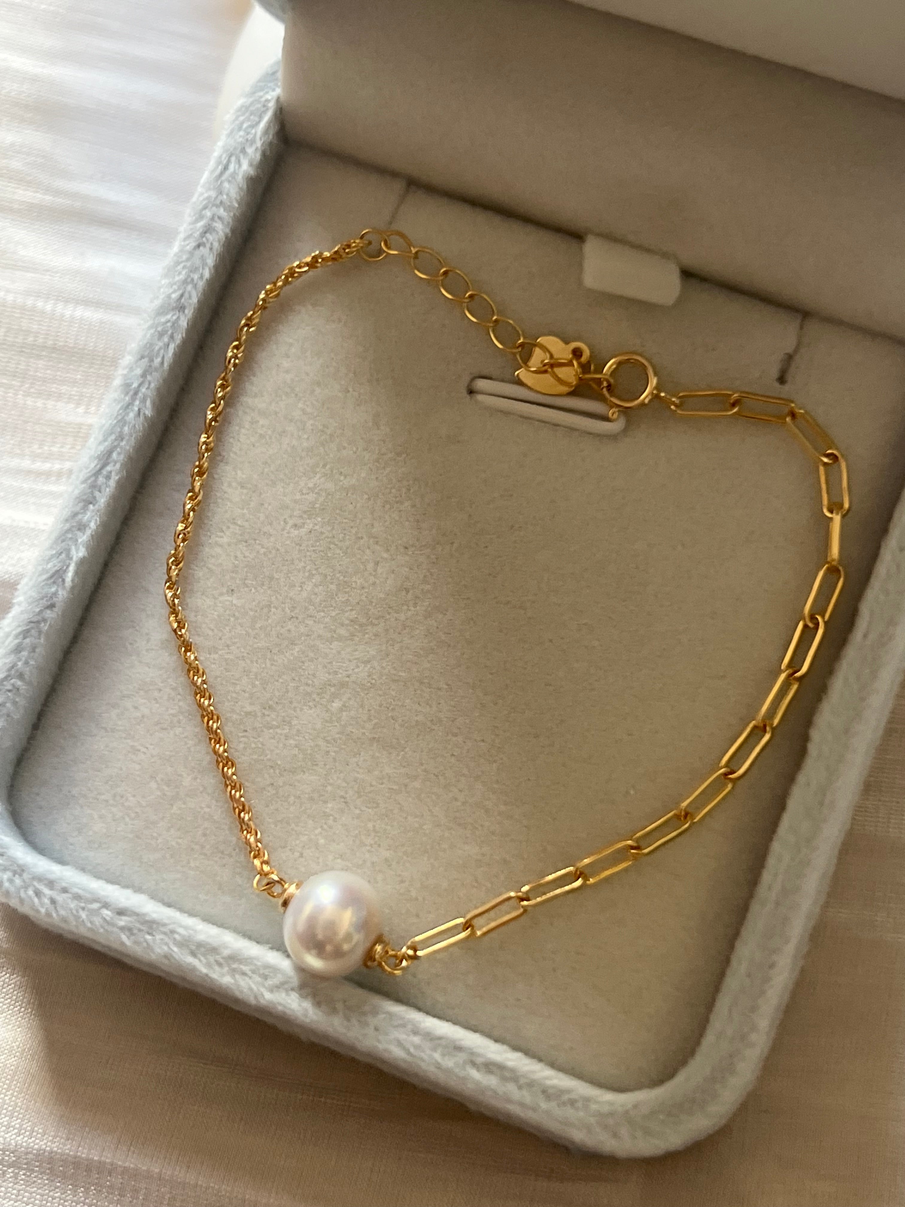 8-9mm淡水珠手鏈 Freshwater Pearl Bracelet