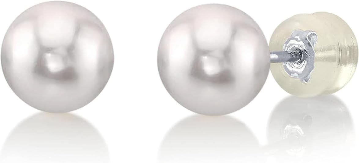 Japanese Akoya Real Pearl Earrings Japanese Akoya Real Pearl Earrings